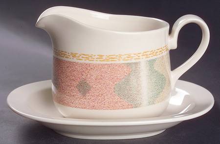 Mirage (Corelle) Gravy Boat & Underplate