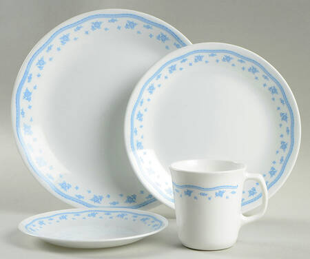 Morning Blue (Corelle) 32 Piece Estate Set