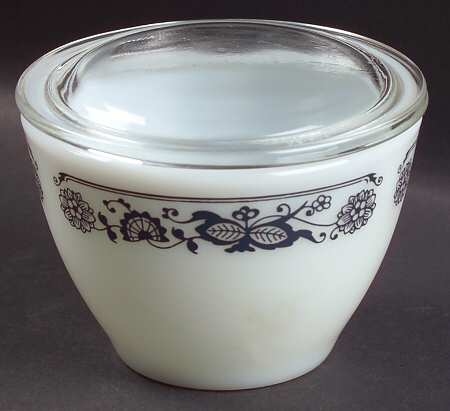 Old Town Blue (Corelle) Sugar Bowl & Lid