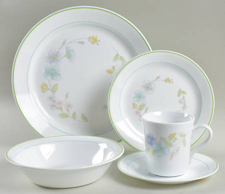 Pastel Bouquet (Corelle) 5 Piece Place Setting