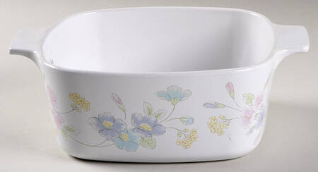Pastel Bouquet (Corelle) 1.5 Quart Square Casserole No Lid