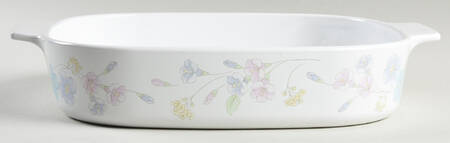 Pastel Bouquet (Corelle) 2.5 Quart Square Casserole No Lid