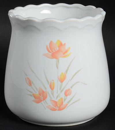Peach Floral (Corelle) Utensil Holder