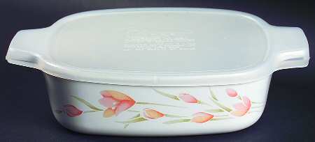 Peach Floral (Corelle) Petite Pan & Lid