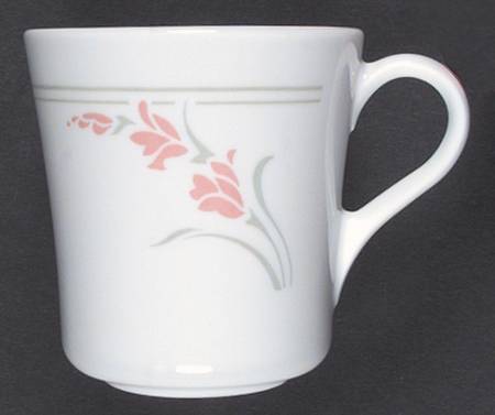 Peach Garland (Corelle) Flat Cup
