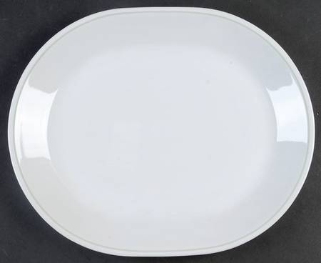 Peach Garland (Corelle) 12" Oval Serving Platter