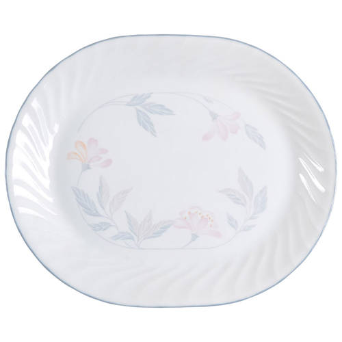 Pink Trio (Corelle) 12" Oval Serving Platter