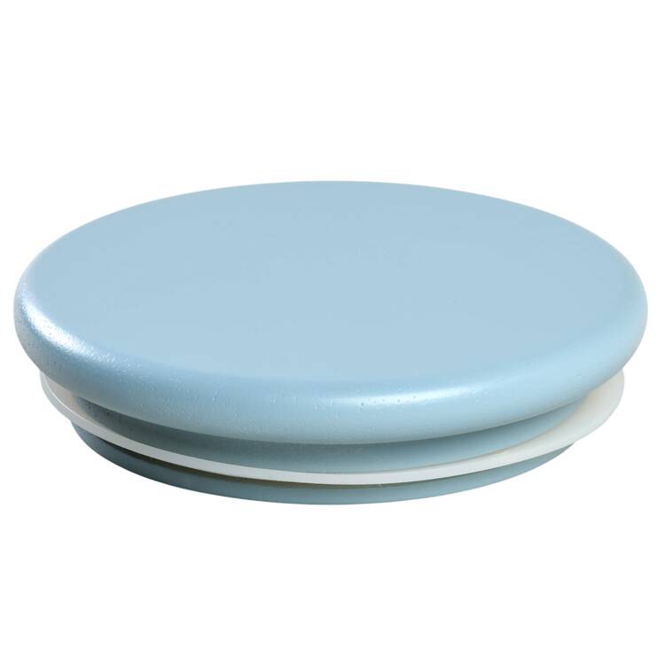 Pink Trio (Corelle) Wood Lid for Small Metal Canister