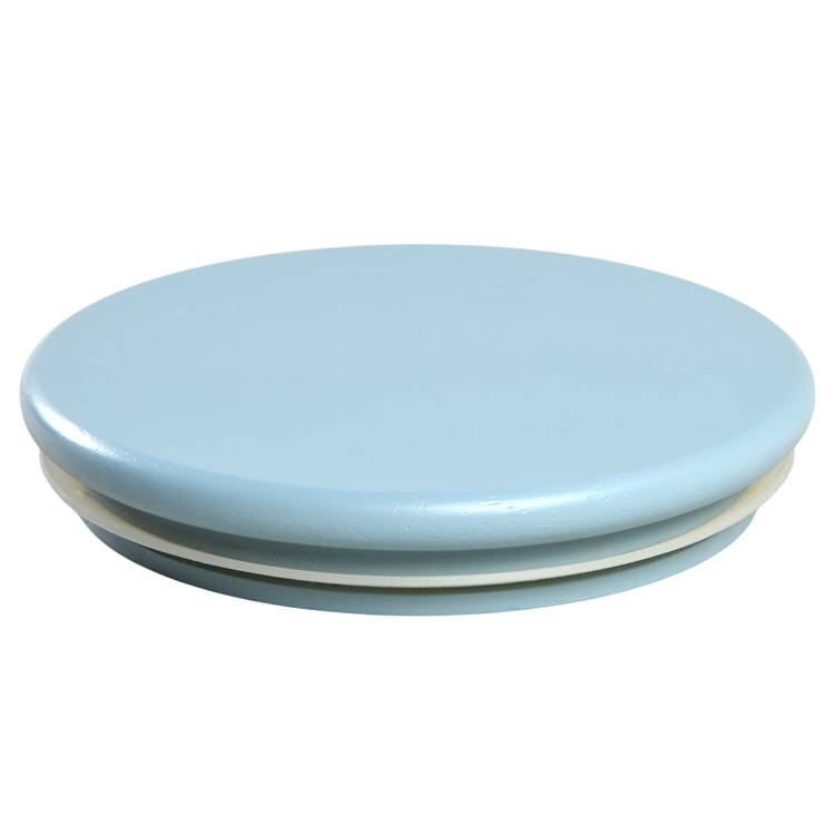 Pink Trio (Corelle) Wood Lid for Large Metal Canister