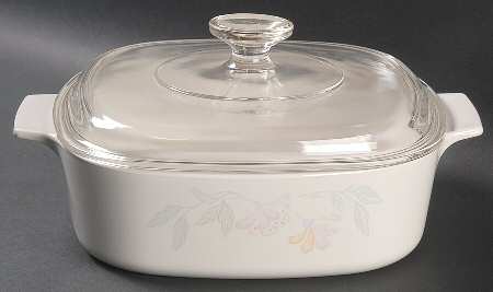 Pink Trio (Corelle) 2 Quart Square Casserole with Lid