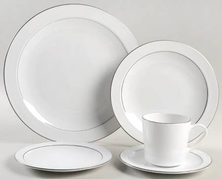 Platinum Edge (Centure, Rim) 5 Piece Place Setting