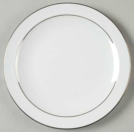 Platinum Edge (Centure, Rim) Salad Plate