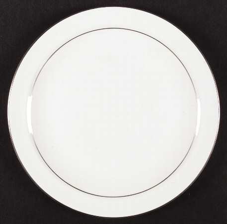 Platinum Edge (Centure, Rim) Dinner Plate