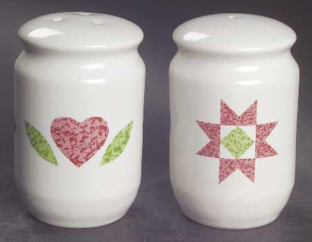 Quilt (Corelle) Salt & Pepper Set