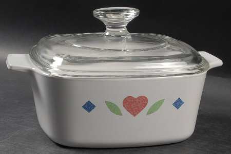 Quilt (Corelle) 1.5 Quart Square Casserole with Lid