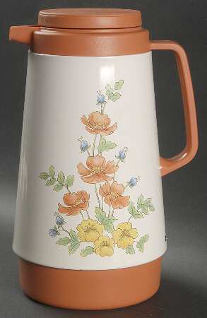 Royal Garden Plastic Thermos/Carafe & Lid