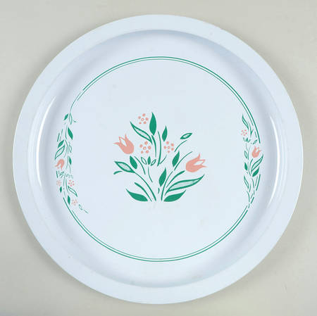 Rosemarie (Corelle) 13" Metal Round Tray