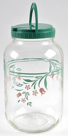 Rosemarie (Corelle) Glassware Sun Tea Jar & Plastic Lid