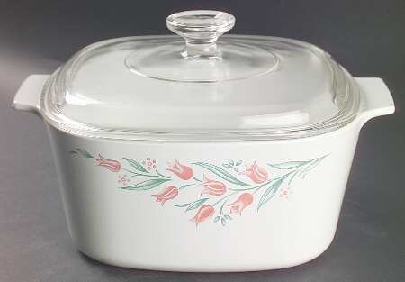 Rosemarie (Corelle) 3 Quart Square Casserole with Lid