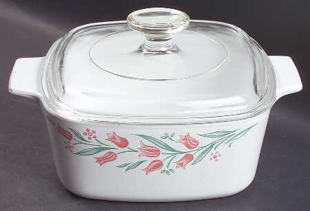 Rosemarie (Corelle) 1.5 Quart Square Casserole with Lid