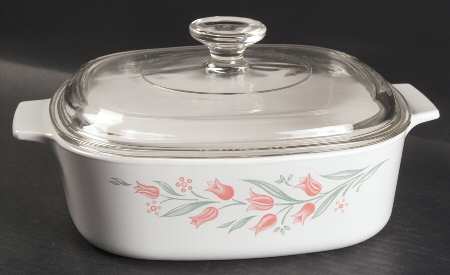 Rosemarie (Corelle) 2 Quart Square Casserole with Lid