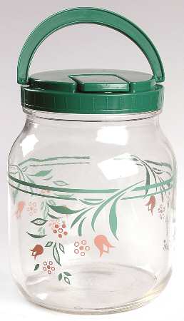 Rosemarie (Corelle) Glassware Sun Tea Jar & Plastic Lid