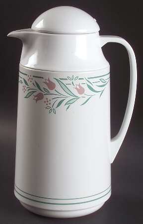 Rosemarie (Corelle) Plastic Thermos/Carafe & Lid