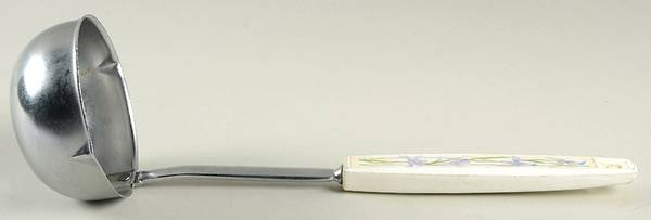 Shadow Iris (Corelle) Metal Soup Ladle with Plastic Handle