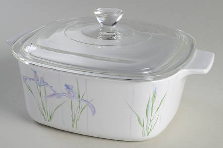 Shadow Iris (Corelle) 1.5 Quart Square Casserole with Lid