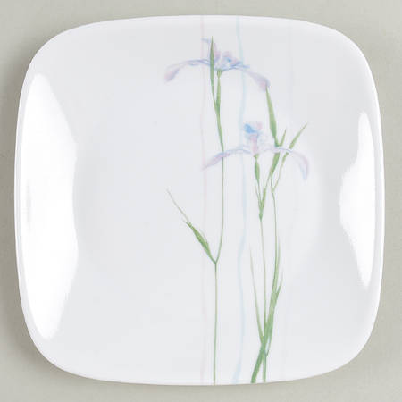 Shadow Iris (Corelle) Square Bread & Butter Plate