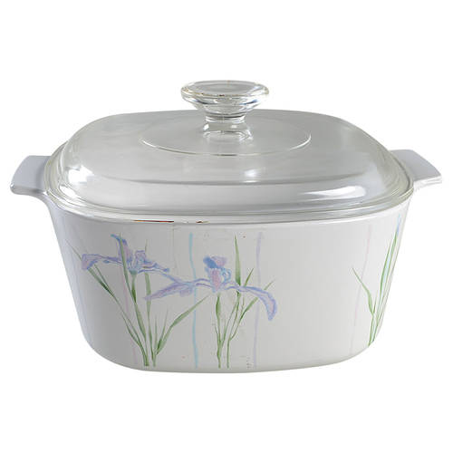 Shadow Iris (Corelle) 3 Quart Square Casserole with Lid