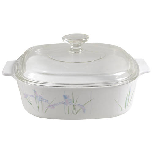 Shadow Iris (Corelle) 2 Quart Square Casserole with Lid