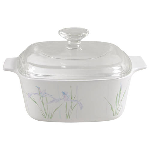 Shadow Iris (Corelle) 1.5 Quart Square Casserole with Lid
