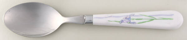 Shadow Iris (Corelle) Oval Place Soup Spoon