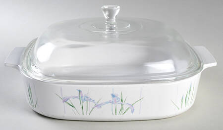 Shadow Iris (Corelle) 2.5 Quart Square Casserole with Lid
