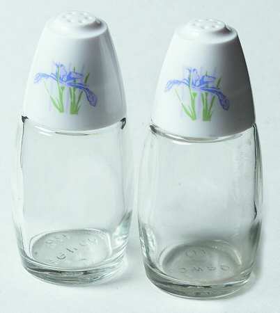 Shadow Iris (Corelle) Glassware Salt and Pepper Set
