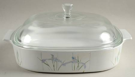 Shadow Iris (Corelle) 2.5 Quart Square Casserole with Lid
