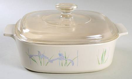 Shadow Iris (Corelle) 2 Quart Square Casserole with Lid