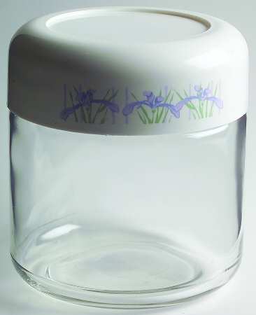 Shadow Iris (Corelle) 5" Glassware Storage Jar & Lid
