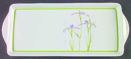 Shadow Iris (Corelle) 15" Melamine Rectangular Handled Tray