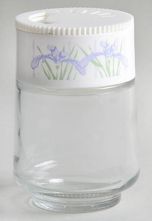Shadow Iris (Corelle) Small Glassware Spice Shaker (Lazy Susan Set)