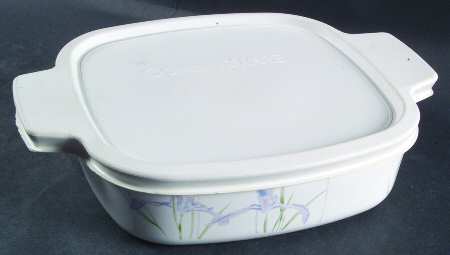 Shadow Iris (Corelle) 1 Quart Square Casserole with Lid