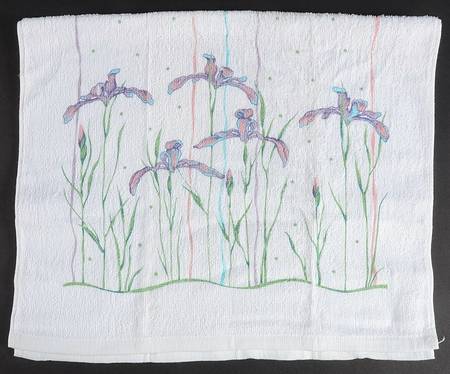 Shadow Iris (Corelle) Cloth Kitchen Towel