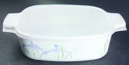 Shadow Iris (Corelle) 1 Quart Square Casserole with Lid