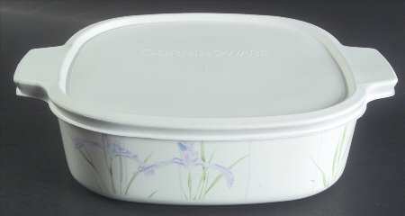 Shadow Iris (Corelle) 2 Quart Square Casserole with Lid