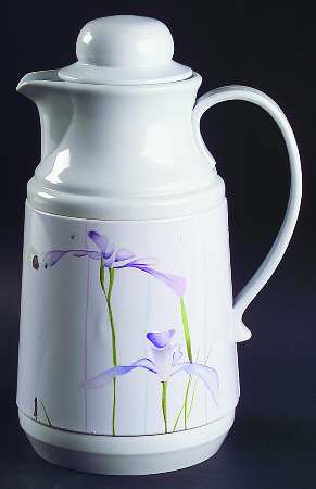 Shadow Iris (Corelle) Plastic Thermos/Carafe & Lid