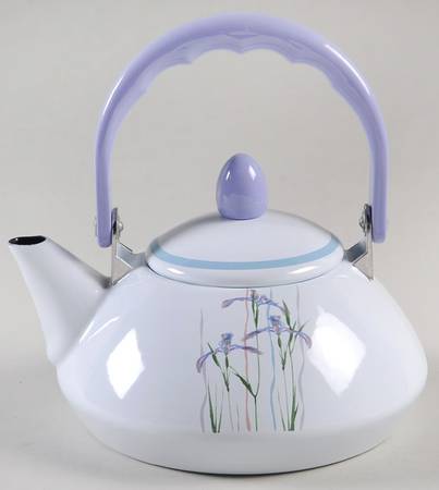 Shadow Iris (Corelle) Individual Metal Kettle & Lid