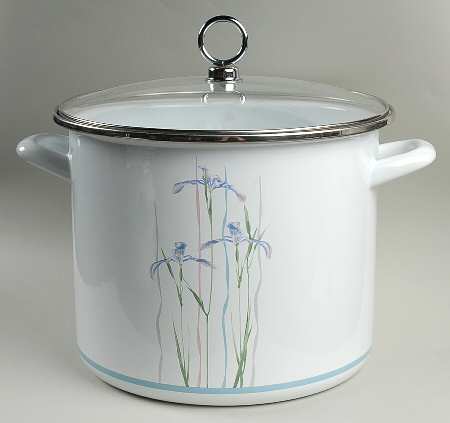 Shadow Iris (Corelle) 8 Quart Metal Stockpot & Metal Lid