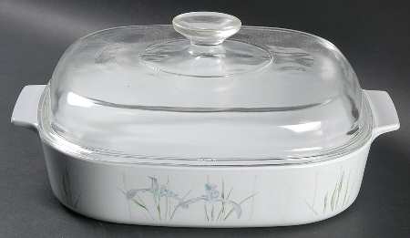 Shadow Iris (Corelle) 2.5 Quart Square Casserole with Lid