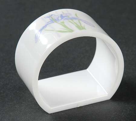Shadow Iris (Corelle) Plastic Napkin Ring